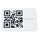 Transponder Smart Label 16x23 mit RFID Logo u. QR